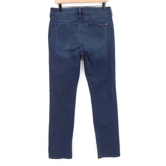 SPANX by Sara Blakely Woman's 5-Pocket High-Rise Skinny Jeans Dark Indigo Sz 29 - Picture 2 of 10